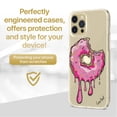 thumbnail image 2 of Caseyard TPU Clear Case for iPhone 13 Pro with Dripping Donut design phone cover, 2 of 7