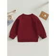 thumbnail image 4 of xiaxaixu Chandails pour Tout-Petits Garçons Filles Manches Longues Col Rond Couleur Unie Chandails à Enfiler Hauts Automne Vêtements pour Bébé, 4 of 7