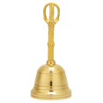 thumbnail image 1 of Popular Pure Brass Hand Bell Buddhist Bell Feng Shui Taoist Instrument 4.5 Inch Rattle, 1 of 3