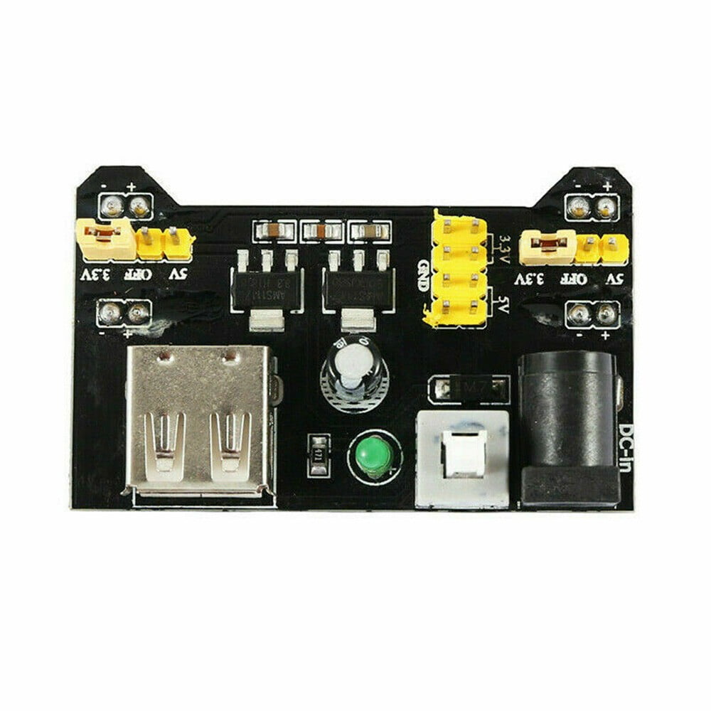 Electronic Component Basic Starter Kit W/830 Tie-Points Breadboard Power Supply