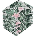 thumbnail image 3 of GZHJMY 2PCS Tropical Palm Leaves Towels Cotton Washcloths Set,Quick Drying & Absorbent Soft Bathroom Hand Towel Lightweight & Portable Fingertip Towel, 3 of 7