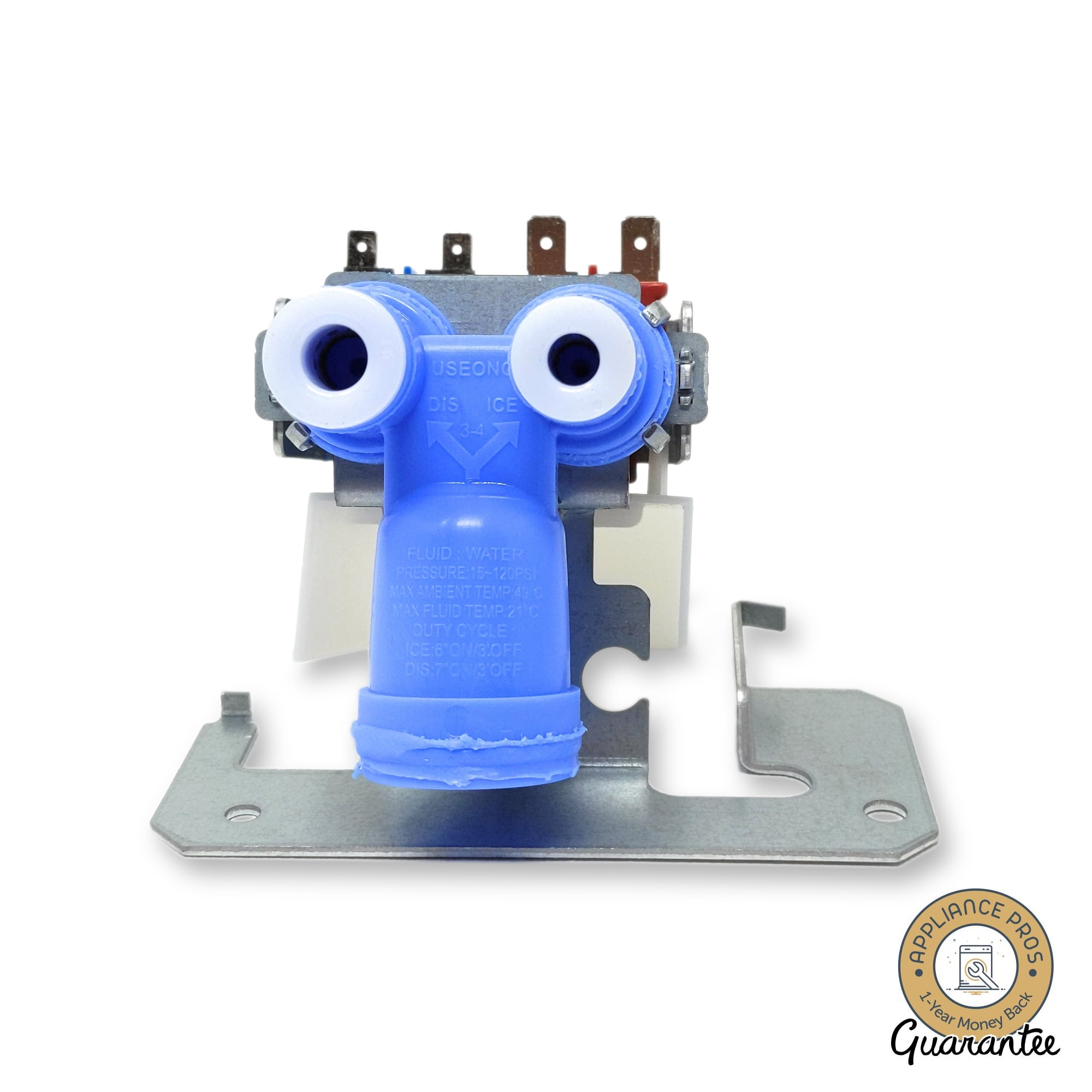Appliance Pros GE Ice Maker Double Solenoid Water Valve Replacement For GE WR57X10051 Walmart