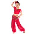 thumbnail image 6 of oqasdz Girls Fall Outfits Handmade Children Belly Dance Kids Casual Loose Soft Comfortable Trendy Clothing Sets Size 7-8 Y, 6 of 7
