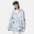 thumbnail image 3 of Fotbe Cute Farm Cow Chaqueta con Protección Solar UPF 50+ para Hombre y Mujer, Camisa con Capucha y Bolsillos-Medium, 3 of 7