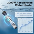thumbnail image 5 of Aspligo Portable Camping Shower with Heater, 6000mAh Rechargeable Portable Shower with 2000W Immersion Heater, 3 Spray Modes,IPX7 Waterproof Outdoor Camp Pump for Hiking, Travel, Car, Pet, 5 of 10