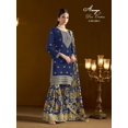 thumbnail image 3 of Custom Made Indian Women Ethnic Kurtis Set Bollywood Designer Top Tunic Kurta Sharara Set, 3 of 6