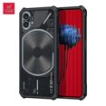 thumbnail image 1 of Funda transparente a prueba de golpes y anticaídas compatible con Nothing Phone 1, 1 of 5