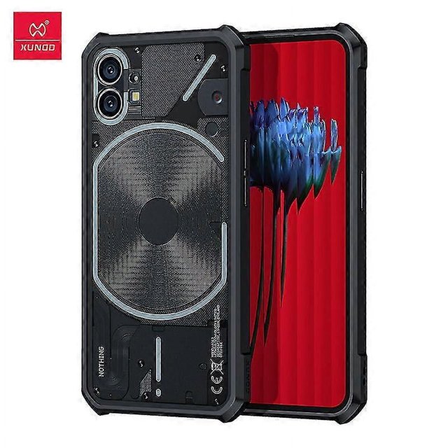 Funda transparente a prueba de golpes y anticaídas compatible con Nothing Phone 1