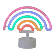Northlight 8" Neon Style LED Multi-Color Rainbow Light