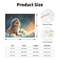 thumbnail image 2 of Lsque Starry Sky Cloud Cute Rabbit Print Wall Art – Decorative Picture for Living Room, Bedroom, and Office (Horizontal), 2 of 6