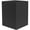 Black Square, variant on Matte Black Round Compact Trash Can Mini, 2 Gallons / 7.5L Garbage Bin, Tiny Wastebasket for Bathrooms, Office, Under Desk, Bedroom, Laundry Room, Kitchen, Kids Room, and Dorm
