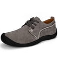 thumbnail image 2 of NOKIO Men'S Slip-On Suede Shoes Men'S Casual Slip-On Sneakers Men'S Suede Loafers Men's Low Top Lace Up Hiking Shoes Outdoor Sneakers Mens Suede Comfort Casual Shoes, 2 of 5