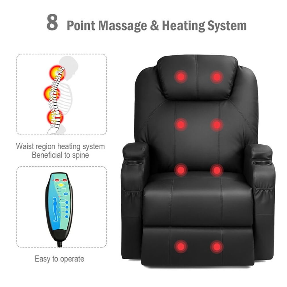 Finihen Massage Recliner Chair, Power Lift Recliner Chair with Massage and Heat for Elderly with Remote, for Living Room, Bedroom, Black Finihen Massage Recliner Chair, Power Lift Recliner Chair with Massage and Heat for Elderly with Remote, for Living Room, Bedroom, Black