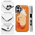 thumbnail image 3 of Compatible with iPhone 11 12 13 mini 14 15 16 Pro Max Plus Wallet Case with Card Holder, PU Leather Kickstand Card Slots Case ( Cute Cap Cup, iPhone 16 Pro Max), 3 of 7