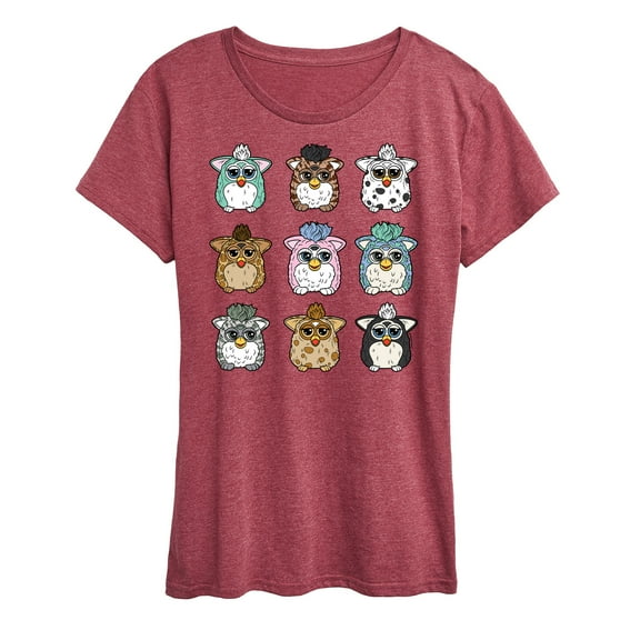 Furby - Furby Grid - Women's Short Sleeve Graphic T-Shirt