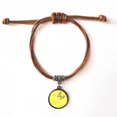 thumbnail image 1 of Fly Butterfully Cartoon Bracelet Leather Hide Rope Wristband Brown Jewelry, 1 of 3