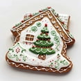 thumbnail image 2 of Christmas Holiday Gingerbread House Cookie Cutter 4 Inch Made in USA by WONDERTORY, 2 of 8
