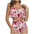 thumbnail image 1 of Traje de Baño para las Mujeres Traje de Baño Dividido de Eslinga, Trajes de Baño de Torso Largo para las Mujeres, 1 of 5