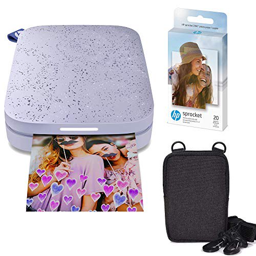 HP Sprocket Portable 2x3" Instant Photo Printer (Lilac) Zink Paper