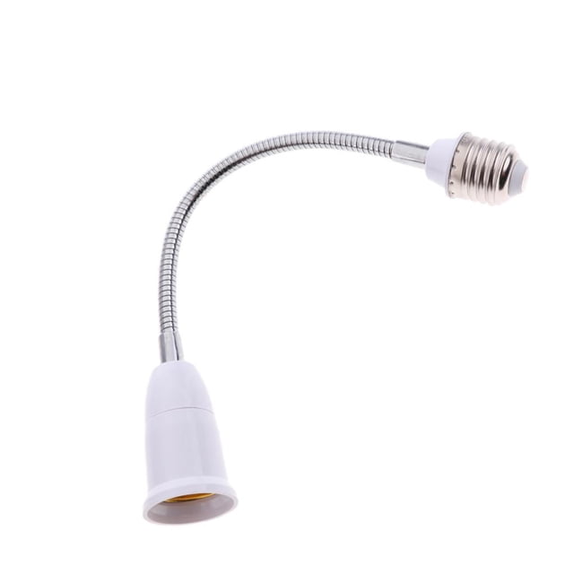 E27 Bombilla LED Portalámparas Adaptador de Extensión Flexible Adaptador Convertidor de E27 a E27 para Lámpara LED / Halógena / CFL , 30cm 30 centimetros Salvador Adaptador E27 a E27
