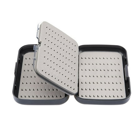 Foam Fly Box - New Foam Waterproof Storage Bait Hook Box Fly Fishing Plastic Four Sides Lure