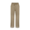 thumbnail image 4 of Xuyuer 2026 Summer Women Cotton Pants Casual High Waist Comfy Lightweight Pants with Pockets Beach Trousers, 4 of 7