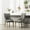 Gray, variant on Of 2 Tan Button Solid Wood Wingback Hallway Chairs - Practical 2 Fun