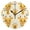 Black, variant on Cute Giraffes Faces Cartoon Round Wall Clock Silent Analog Battery Operated Black Pointer Home Decor 9.84" Diameter