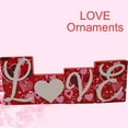 thumbnail image 1 of cpengpj Clearance Valentine's Day Wooden Blocks Heart Wooden Signs Tabletop Decorations, 1 of 5