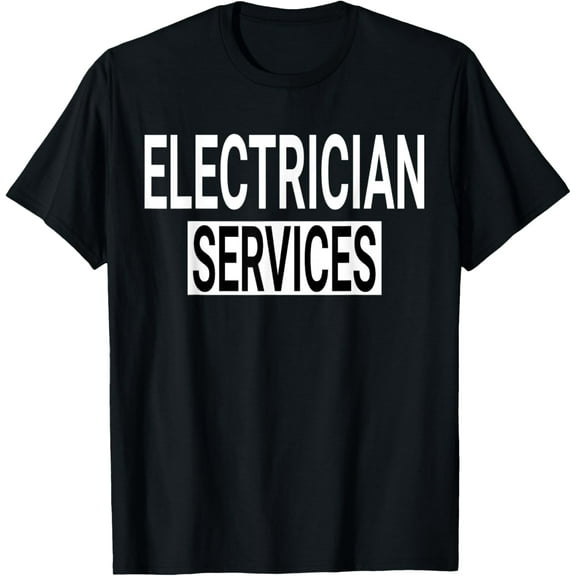 Playful Comfort Tee - Electrician Services & Maintenance Staff Uniform Design T-Shirt