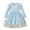 Style5:Blue, variant on Gytharion Kids Flower Girl Dresses 3-10 Years, Stylish Bowknot Star Sequins Tulle Tutu Dress Toddler Girls Flowy A-Line Swing Party Dress Cute Long Sleeve Princess Dress with Flutter Sleeves