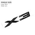 thumbnail image 1 of 3D ABS Adhesive Chrome Black X3 Logo Car Rear Trunk Emblem Badge Decal For BMW X3 F25 E83 G01 X3 Sticker Letters Accessories, 1 of 6