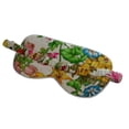 thumbnail image 4 of 100% Pure Silk Sleep Eye Mask Both Sides Floral Pattern Silk Eyeshade Super Smooth Eye Cover Travel Relax Aid Multicolor, 4 of 4