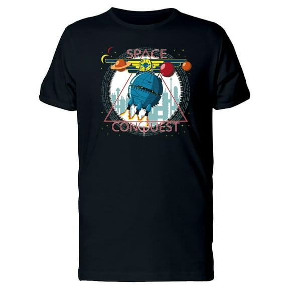 Spacecraft On The City Tee Men's -Image by Shutterstock