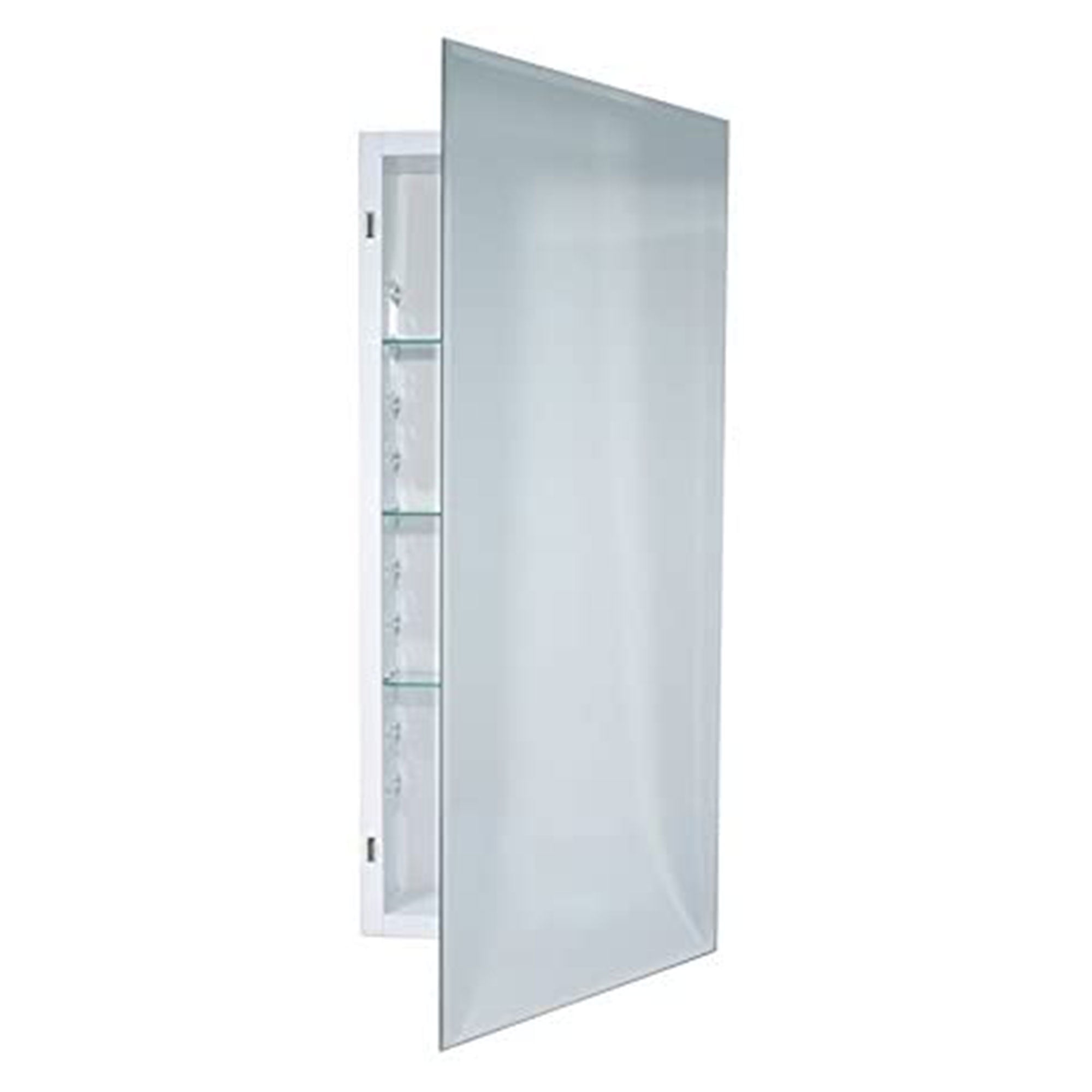 Jensen Frameless Horizon Single Door Recessed Medicine