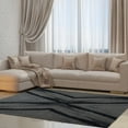 thumbnail image 2 of Ladole Rugs Stylish Modern Abstract Jasper Contemparory Elegent Soft Shag Shaggy Grey Area Rug Carpet 3x10 (2'7" x 9'10", 80cm x 300cm), 2 of 5