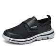 thumbnail image 2 of Men's Hook‑and‑Loop Closure Casual Walking Shoes, Mesh and Synthetic Panel Upper Comfort Footwear with Thick Cushioned Outsole for Daily All‑Day Wear, 2 of 8