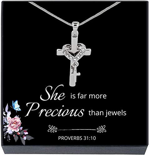 Passage 7 18K Real Gold Plated Jesus Christ Cross Pendant Necklace