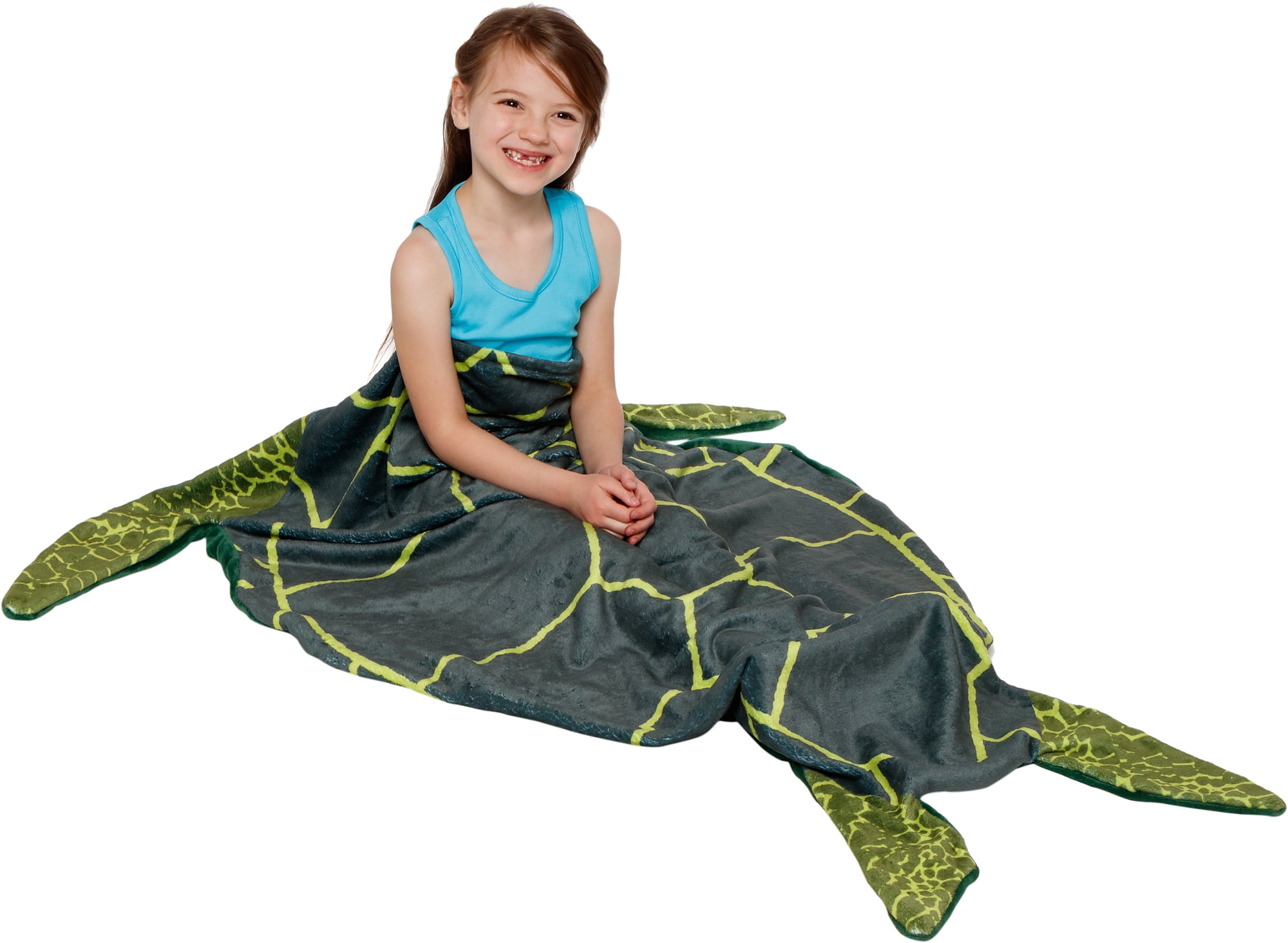 Plush Animal Tail Sleeping Bag Blanket for Kids Silver Lilly Crocodile Blanket 