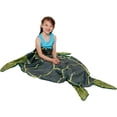 thumbnail image 2 of Silver Lilly Animal Tail Blanket - Plush Animal Sleeping Bag Blanket for Kids (Turtle), 2 of 6