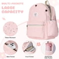 thumbnail image 4 of DAKIMOE Toddler School Backpack for Girls and Boys 2-5 Kids Bookbags Preschool Kindergarten Backpacks 13.5" Corduroy Daycare Bags School Travel, 4 of 8