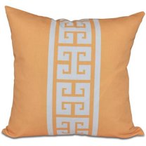 Simply Daisy 16" x 16" Key Stripe Print Outdoor Pillow