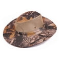 thumbnail image 2 of harmtty Unisex Summer Camo Breathable Mesh Sun Protection Hat Boonie Outdoor Hunting Cap,Yellowish Brown, 2 of 8