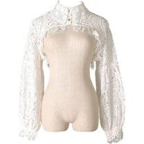 Detachable Dickey Blouse False Collar Half Shirt Blouse Collar Crop Top