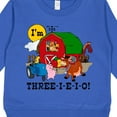 thumbnail image 3 of Inktastic Three-i-e-i-o Toddler Sweatshirt, 3 of 4