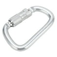 thumbnail image 1 of Clip de Rappel en Forme de D, Clip d'Escalade de Verrouillage Automatique D Boucle d'Escalade Clips d'Escalade de Verrouillage Automatique Construits pour Durer, 1 of 12