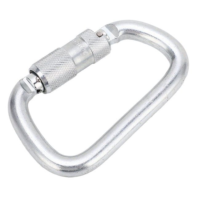 Clip de Rappel en Forme de D, Clip d'Escalade de Verrouillage Automatique D Boucle d'Escalade Clips d'Escalade de Verrouillage Automatique Construits pour Durer