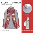 thumbnail image 4 of Boho Bohemia Geometric Line Art Backpack for School,Cute School Bag,Schoolbag with Adjustable Shoulder Straps & Padded Back,15.3"x11"x6.7", 4 of 5