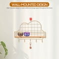 thumbnail image 6 of Worgeous Metal Wall Shelf Decorative Storage Solution Iron for Renters in Kitchen 1 Set, 6 of 8