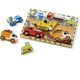 thumbnail image 2 of Rompecabezas Grande de Madera Vehículos de Construcción Melissa y Doug 12 + MELISSA Y DOUG 13726, 2 of 3